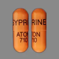 Syprine (Trientine [ trye-en-teen ])-SYPRINE ATON 710-250 mg-Brown-Capsule-shape