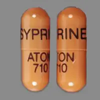 Syprine (Trientine [ trye-en-teen ])-SYPRINE ATON 710-250 mg-Brown-Capsule-shape