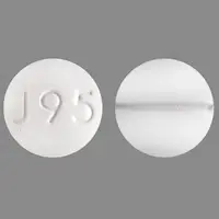 Tapazole (Methimazole [ me-thim-a-zole ])-J95-10 mg-White-Round