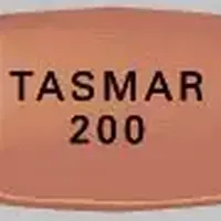 Tasmar (Tolcapone [ tole-ka-pone ])-TASMAR 200 V-200 mg-Pink-Six-sided