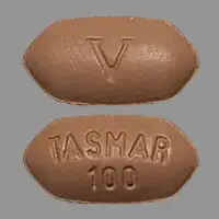 Tasmar (Tolcapone [ tole-ka-pone ])-TASMAR 100 V-100 mg-Tan-Six-sided