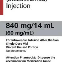 Tecentriq (Atezolizumab [ a-te-zoe-liz-ue-mab ])-medicine-840 mg/14 mL solution for intravenous infusion