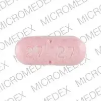 Tegretol (Carbamazepine (oral) [ kar-ba-maz-e-peen ])-TEGRETOL 27 27-200 mg-Pink-Capsule-shape