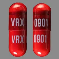 Testred (Methyltestosterone [ meth-il-tes-tos-te-rone ])-VRX 0901 VRX 0901-10 mg-Red-Capsule-shape