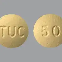 Tukysa (Tucatinib [ tu-kat-e-nib ])-TUC 50-50 mg-Yellow-Round