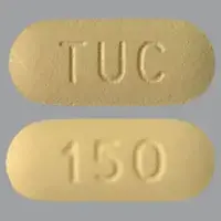 Tukysa (Tucatinib [ tu-kat-e-nib ])-TUC 150-150 mg-Yellow-Oval