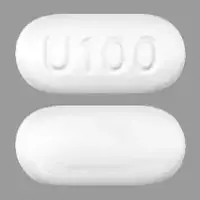 Ubrelvy (Ubrogepant [ ue-broe-je-pant ])-U100-100 mg-White-Capsule-shape