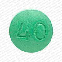 Uloric (Febuxostat [ fe-bux-oh-stat ])-TAP 40-40 mg-Green-Round