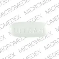 Ultram (Tramadol [ tram-a-dol ])-ULTRAM 06 59-50 mg-White-Oval