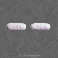 Ultram (Tramadol [ tram-a-dol ])-ULTRAM 06 59-50 mg-White-Oval