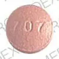 Univasc (Moexipril [ moe-ex-i-pril ])-707 SP 7.5-7.5 mg-Pink-Round