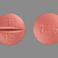 Univasc (Moexipril [ moe-ex-i-pril ])-715 SP 15-15 mg-Pink-Round