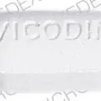 Vicodin (Acetaminophen and hydrocodone [ a-seet-a-min-oh-fen-and-hye-droe-koe-done ])-VICODIN-500 mg / 5 mg-White-Oval