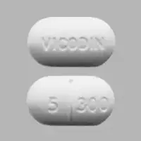 Vicodin (Acetaminophen and hydrocodone [ a-seet-a-min-oh-fen-and-hye-droe-koe-done ])-VICODIN 5 300-300 mg / 5 mg-White-Oval