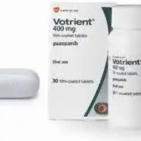 Votrient (Pazopanib [ paz-oh-pa-nib ])-GS UHL-pazopanib 400 mg-Yellow-Capsule-shape