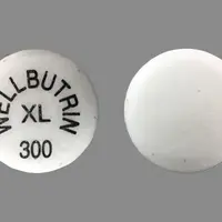 Wellbutrin xl (Bupropion [ byoo-pro-pee-on ])-WELLBUTRIN XL 300-300 mg-White-Round