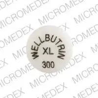 Wellbutrin xl (Bupropion [ byoo-pro-pee-on ])-WELLBUTRIN XL 300-300 mg-White-Round