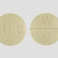 Westhroid (Thyroid desiccated [ thye-roid ])-RLC W 2-130 mg (2 grain)-Yellow-Round