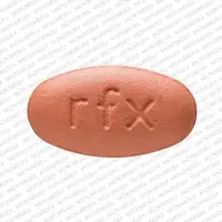 Xifaxan (Rifaximin [ rif-ax-i-min ])-rfx-550 mg-Pink-Oval