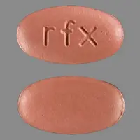 Xifaxan (Rifaximin [ rif-ax-i-min ])-rfx-550 mg-Pink-Oval