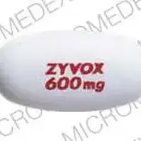 Zyvox (Linezolid (oral/injection) [ lin-ez-oh-lid ])-ZYVOX 600 mg-600 mg-White-Oval