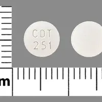 Amlodipine and atorvastatin (Amlodipine and atorvastatin [ am-loe-di-peen-and-a-tor-va-sta-tin ])-CDT 251-2.5 mg / 10 mg-White-Round