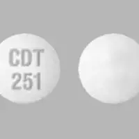 Amlodipine and atorvastatin (Amlodipine and atorvastatin [ am-loe-di-peen-and-a-tor-va-sta-tin ])-CDT 251-2.5 mg / 10 mg-White-Round