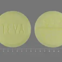 Clonazepam (Clonazepam [ kloe-naz-e-pam ])-TEVA 832-0.5 mg-Yellow-Round