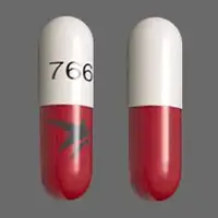 Cresemba (Isavuconazonium [ eye-sa-vue-koe-na-zoe-nee-um ])-766 Logo-isavuconazonium sulfate 186 mg-Red & White-Capsule-shape