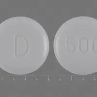 Daliresp (Roflumilast [ roe-floo-mi-last ])-D 500-500 mcg-White-Round