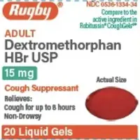 Dextromethorphan (Dextromethorphan [ dex-troe-meth-or-fan ])-778-15 mg-Red-Capsule-shape