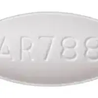 Fibricor (Fenofibric acid [ fen-oh-fye-brik-as-id ])-AR788-105 mg-White-Oval