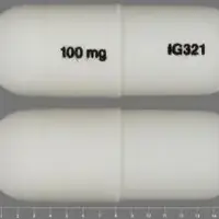 Gabapentin (Gabapentin [ ga-ba-pen-tin ])-100 mg IG321-100 mg-White-Capsule-shape