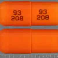 Galzin (Zinc acetate [ zink-as-e-tate ])-93 208 93 208-50 mg-Orange-Capsule-shape