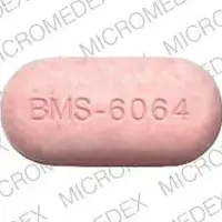 Glucophage xr (Metformin [ met-for-min ])-BMS 6064 750-750 mg-Red-Oval