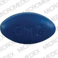 Glumetza (Metformin [ met-for-min ])-500 GMZ-500 mg-Blue-Oval