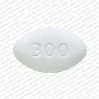 Gralise (Gabapentin [ ga-ba-pen-tin ])-SLV 300-300 mg-White-Oval