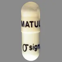 Matulane (Procarbazine [ pro-car-ba-zeen ])-MATULANE Logo sigma-tau-50 mg-White-Capsule-shape