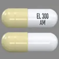 Oriahnn (Elagolix, estradiol, and norethindrone [ el-a-goe-lix, es-tra-dye-ol, and-nor-eth-in-drone ])-EL300 AM-elagolix 300 mg / estradiol 1 mg / norethindrone acetate 0.5 mg-White & Yellow-Capsule-shape