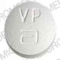 Vicoprofen (Hydrocodone and ibuprofen [ hye-dro-koe-done-and-eye-bue-pro-fen ])-VP a-7.5 mg / 200 mg-White-Round