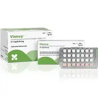 Vienva (Ethinyl estradiol and levonorgestrel [ eth-in-ill-ess-tra-dye-ol-and-lee-vo-nor-jess-trel ])-SZ L2-ethinyl estradiol 0.02 mg / levonorgestrel 0.1 mg-White-Round