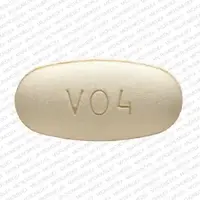 Viramune xr (Nevirapine [ ne-vye-ra-peen ])-V04 Logo-400 mg-Yellow-Oval