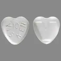 Visken (Pindolol [ pin-doe-lol ])-10 VISKEN V-10 MG-White-Heart-shape