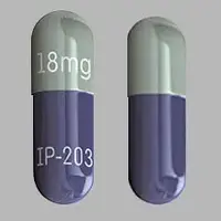 Zorvolex (Diclofenac [ dye-kloe-fen-ak ])-IP 203 18mg-18 mg-Blue / Green-Capsule-shape