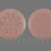 Zovia 1/50 (Ethinyl estradiol and ethynodiol diacetate [ eth-in-ill-ess-tra-dye-ol-and-eth-in-o-dye-ol-dye-as-e-tate ])-WATSON 384-ethinyl estradiol 50 mcg / ethynodiol 1 mg-Pink-Round