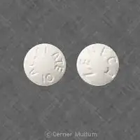 Accolate (Zafirlukast [ za-fir-loo-kast ])-ACCOLATE 10 ZENECA-10 mg-White-Round