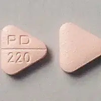 Accuretic (Hydrochlorothiazide and quinapril [ hye-droe-klor-oh-thy-a-zide-and-kwin-a-pril ])-PD 220-12.5 mg / 20 mg-Pink-Three-sided