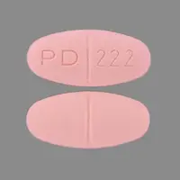 Accuretic (Hydrochlorothiazide and quinapril [ hye-droe-klor-oh-thy-a-zide-and-kwin-a-pril ])-PD 222-12.5 mg / 10 mg-Pink-Oval