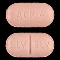 Aceon (Perindopril [ per-in-doe-pril ])-ACN 4 SLV SLV-4 mg-Pink-Oval