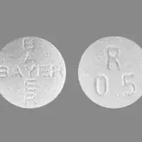 Adempas (Riociguat [ rye-oh-sig-ue-at ])-BAYER BAYER 0.5 R-0.5 mg-White-Round